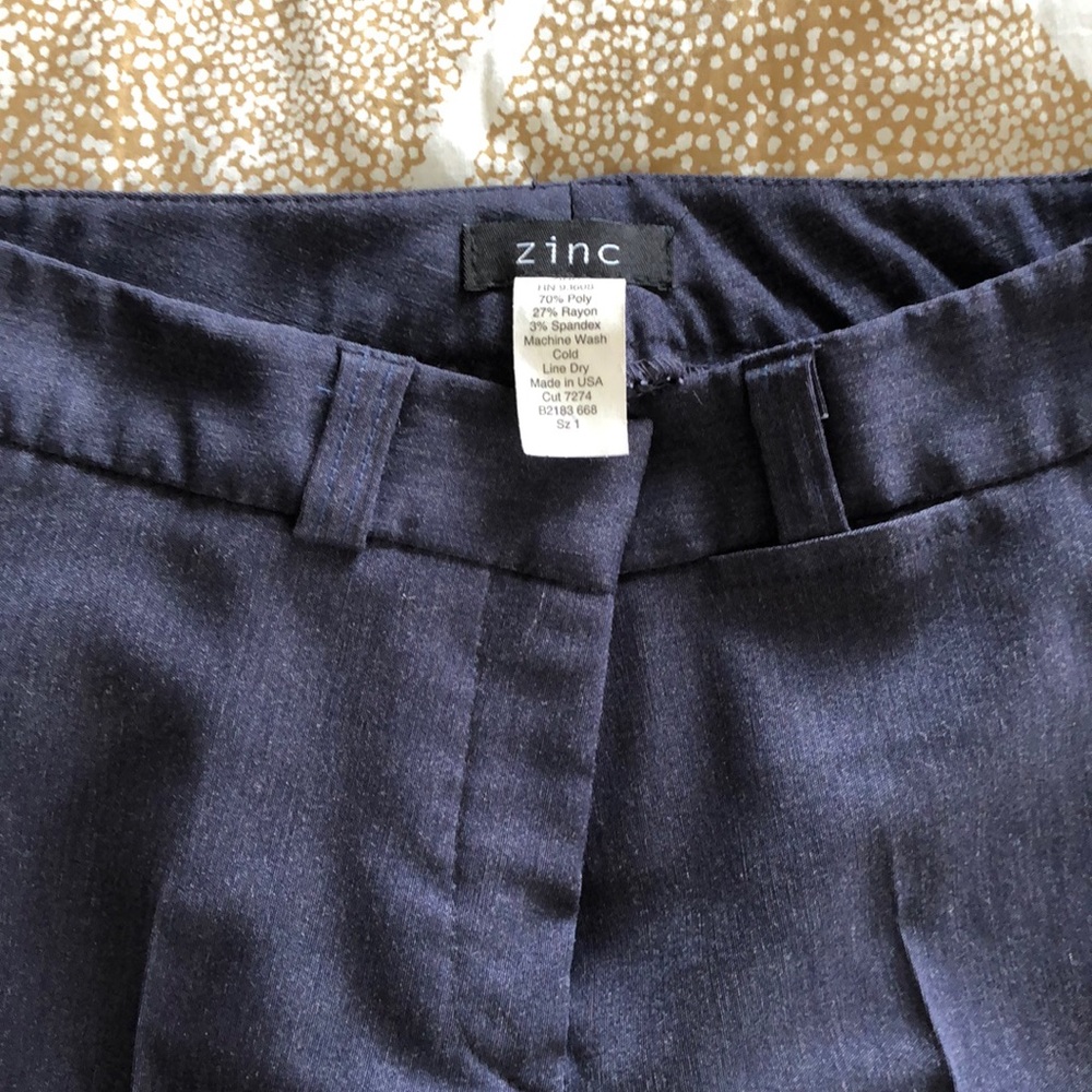 Zinc size 1 EUC trousers blue like new